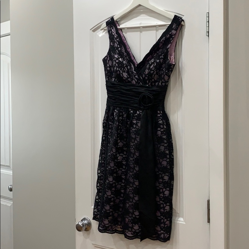 Lilac lace dress
